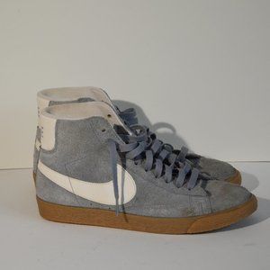 Nike hightops grey suede 9